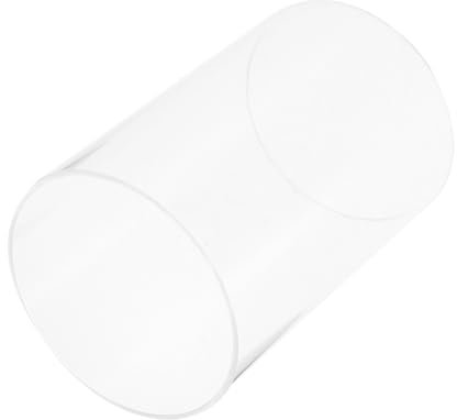 HOMOCONO Offenes Glas-kerzenhalter Winddichter Teelichthalter Aus Klarem Glas Zylinder-kerzenaufsatz Für Hochzeit Und Party Für Modernes