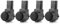 4X PDC Sensor Parksensor Einparkhilfe 0009052402 2215420417 Kompatibel mit Mercedes Kompatibel mit Benz E-Klasse W204 W164 W211 S211 Schwarz