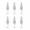 OBYJCA 6 Pcs Nasal Spray Bottle, Empty Nasal Direct Spray Wash Bottles Container for Saline Essential Oils, Home and Travel Use