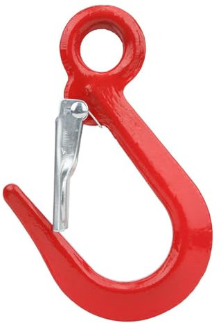 Brrnoo Crochet pivotant pour grue lourde, manille 5 000 lb en acier allié pour levage de chaînes