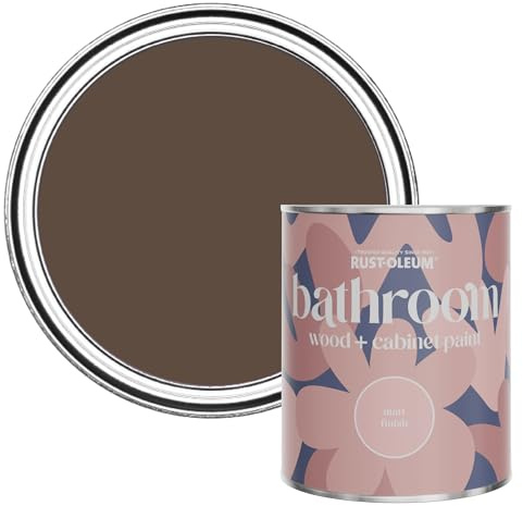 Rust-Oleum Mould, Mildew & Stain Resistant Bathroom Wood and Cabinet Paint in Matt Finish - Coffee Bean 750ml