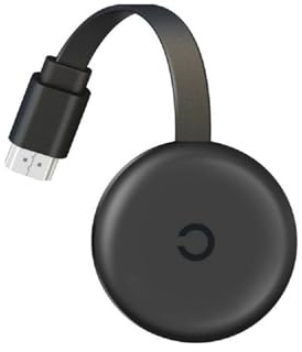 GAOHOU Adattatore wireless per Chromecast Google Plug and Play Wireless HDMI compatibile HD Display Media Streaming Video, Nero