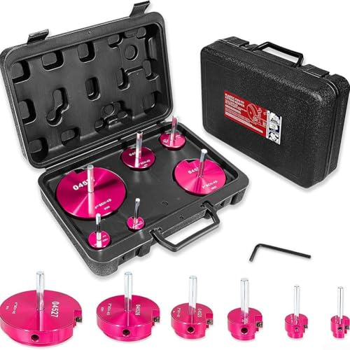 Whychstore Lot de 6 alésoirs de tuyau PPR pour perceuses de 1,27 cm en PVC