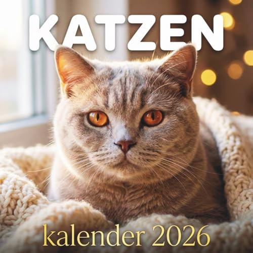 Katzen Calendar 2026: Wunderschöner Jahreskalender mit süßen Kätzchen und hochwertigen Katzenbildern für Tierliebhaber und Familien