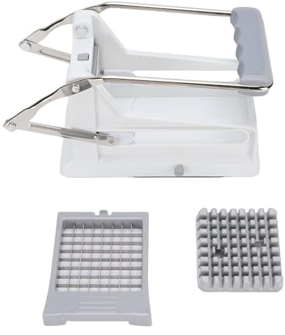 French Fry Cutter, Heavy Duty Potato Slicer, Stainless Steel Potato Chopper Set with Blades for Sweet Potato, Carrot, Yam, Cucumbers