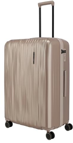 Travelite Hartschalenkoffer Barbara Novelty L, 49x75x31 cm, 104 L, 4,1 kg, großer Reisekoffer mit TSA-Schloss, leisen Doppelrollen für Lange Reisen