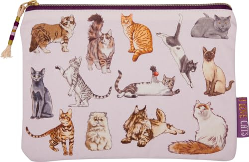 DIE SPIEGELBURG - Allzwecktäschchen mit Katzenmotiv - I Love Cats