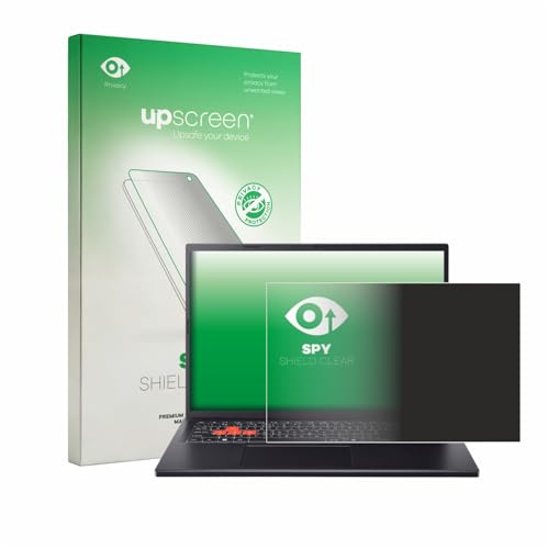 upscreen Anti-Spy Blickschutzfolie für Acer Nitro Lite 16 NL16-71G Made in Germany, Privacy Screen Displayschutz-Folie [Sichtschutz, Blaulichtfilter]