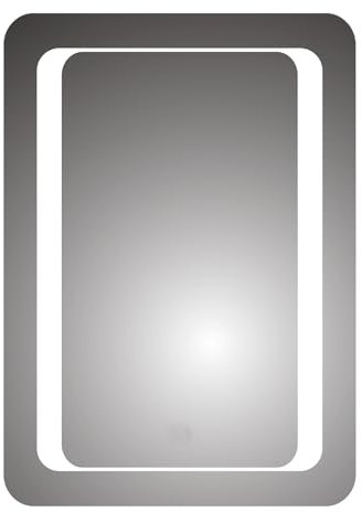 500 x 700 mm Modern Illuminated Battery LED Light Bathroom Mirror MC157