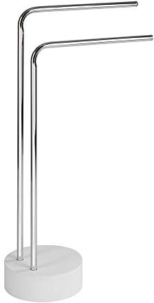 WENKO Handtuchständer Lodi - Kleiderständer, Stahl, 46 x 88 x 24 cm, Chrom