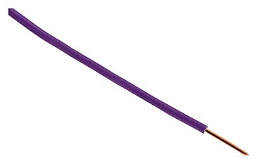 Zenitech - Cavo Di Alimentazione H07V-U 1,5mm² - Conduttore Monofilo Con Isolante PVC - Per Installazione Interna - Tensione Fino A 700V - Viola - 10m