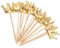 Fenteer 20 Krone Kuchen Cupcake Topper Party Dekor Lieferungen aus PU, Gold, 13 x 4,5 cm