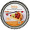 DECORA, 0070031 Moule astucieux pour tarte, en acier antiadhésif, Rond Ø 28 x 3 cm, Facilite le garnissage de la tarte, Design professionnel, Gris