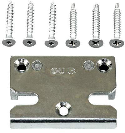 GU Pilzkopf Schließblech Schliessplatte 9-40366 Gr. 03 oder auch 9.40366 03 6511 (6-31067-13-0-1) incl. SN-TEC Montagematerial