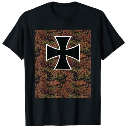 Eisernes Kreuz auf Tarndruck T-Shirt T-Shirt