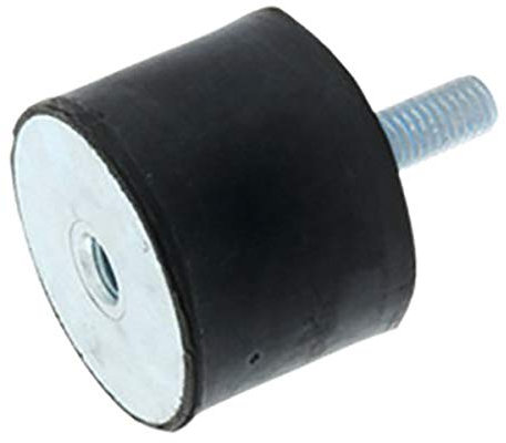 RS PRO RS PRO Naturgummi Gummipuffer, Außen-/Innengewinde Puffer M5 11.55 kg, Ø 20 mm x 25 mm, 45 Shore A, Packung a 4 Stück