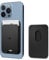 Spigen Valentinus MagFit Portefeuille magnétique pour 2 Cartes Compatible avec Les modèles iPhone 16/15/14/13/12 Porte Carte magsafe - Noir