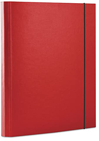 Dokumentenmappe Mit Gummiband OFFICE PRODUCTS PP A4/30 3 Klappen Rot / / Typ-Flügel- / Art-Mit Gummiband/Material-Karton/pp/Furnier-Einseitig/Farbe-Rot/Format-A4