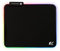 NanoRS RS704 Tappetino Gaming per Mouse Arrotabile base in gomma antiscivolo Mousepad (300x250x4mm con Illuminazione LED RGB)