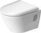 Ensemble WC Suspendu Duravit D-Neo, avec WC à Chasse deau Compact et abattant avec mécanisme de Fermeture Souple, 45870900A1-45870900A1