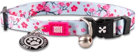 Max & Molly Gotcha! Smart ID Katzenhalsband - Cherry Bloom, 1 Size