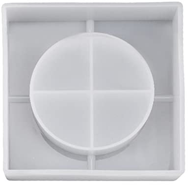 FIYSON Aschenbecher Harzform,Epoxidharz Formen Große Aschenbecherform Quadratischen Ashtray Moulds Gießform Silikonform Tablett für Aschenbecher Blumentopf DIY Craft Geschenke (16x 16 cm)