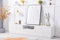 KecDuey TV-Schrank 170cm,Weiß TV Lowboard,TV-Kommode Moderner Colorblocking-TV-Schrank Hochglanz-Oberfläch