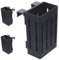 Baluue 3Pcs Hanging Aquarium Plant Holder Aquatic Plant Pot with Hole Hooks Fish Tank Water Plants Aquarium Planter Cups Plastic Aquarium Planter for Fish Tank Black