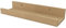 Wackadoo Bilderleiste Holz, bilderregale für die Wand, Bilderleiste Eiche, FSC Holz Wand Regal, schweberegal (Eiche, 110)