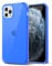 Svanove for iPhone 11 Pro Case Clear, Neon Bright Vibrant Color, Transparent Jelly Protective Silicone Phone Case Design for Women Girly Cute, Thin Slim Fit Soft Flexible TPU Bumper, Neon Blue