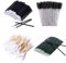 ZHIYE 350PCS Disposable Mascara Wands Lip Wands Cotton Swab Set, 50Pcs Eyelash Brush + 100Pcs Lip Brush + 100Pcs Micro Applicator Brushes + 100Pcs Cotton Buds Makeup Tool Kits