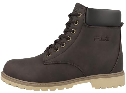 FILA Men's Maverick Mid Fashion Boot, Coffee Bean-Taupe Grey, 44 EU, Coffee Bean Taupe Gray, 10 UK