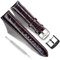 RBIPO 18mm Leder Uhrenarmband Alligator Narbe Schnellspanner Ersatz Uhrenarmband für Männer und Frauen
