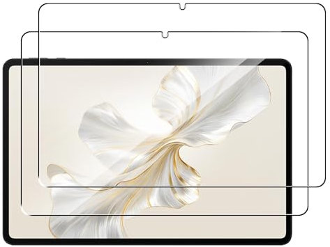 Pollachi [2 Stück Schutzfolie für Honor Pad 9/9Pro/V8 Pro,Panzerglas Glasfolie 9H Härte,Anti- Bläschen,HD Displayschutzfolien für Honor Pad 9 12.1 Zoll Panzer Schutz Glas