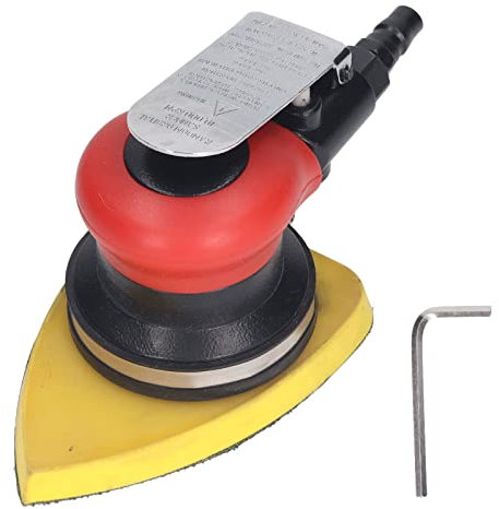 Pneumatische Schleifmaschine, 1/4 Zoll, Luftbetriebener Schleifer, Polierer, 90 PSI, Dreieck, Lange Vibration, Pneumatische Schleifmaschine, 10.000 U/min