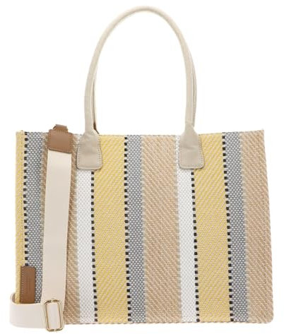 SEIDENFELT MANUFAKTUR Hulu Shopper Beige Mx/Gold