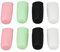 Verdant Touch Travel Toiletry Cover Leak Proofing Elastic Sleeve, 8pcs Toiletry Silicone Sleeve for Travel Bottles, Soft Silicone Toiletry Covers for Body Wash Shampoo Bottles, Gadget