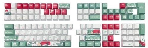 NIHENHAO Coral Sea Design Arabic Keycaps per switch MX Tastiera Meccanica, PBT XDA/Altezza OEM per dattilografi e Gamer-OEM
