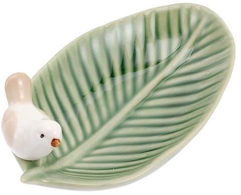 Mangeoire à oiseaux en céramique, plateau de sol, assiettes en porcelaine, boucles d'oreilles, plat à bijoux, assiette en porcelaine, plateau à parfum, plateau à bijoux, table à manger, plateau d'alim