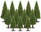 Bäume Modellbau Modellbau BäUme Miniatur BäUme Modelleisenbahn-ZubehöR BäUme H0 Tannenbäume 15 Stücke Bäume Landschaft Landschaft Zedernbäume Mit Basis Zubehör Mini Baum 1/100-1/150-1/200
