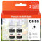 Nalifystic GI-55 GI55 Lot de 2 cartouches d'encre compatibles GI-55 GI55 compatibles avec MAXIFY GX1050, GX2050 (2 pièces, noir photo)