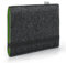 Stilbag Finn Étui de protection en feutre pour liseuse Amazon Kindle Paperwhite (11e génération) | Couleur : anthracite/vert | Étui de protection pour liseuse | Fabriqué en Allemagne
