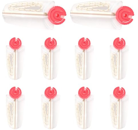 10 Stück Zubehör Kompatibel mit Zippo Feuerzeuge, Universelles Feuerzeug Zubehör Set für Feuerzeug Ersatzteile, Feuerstein und Docht Set 12cm,Flint Lighter Wadding Pack für Kerosin und Öl