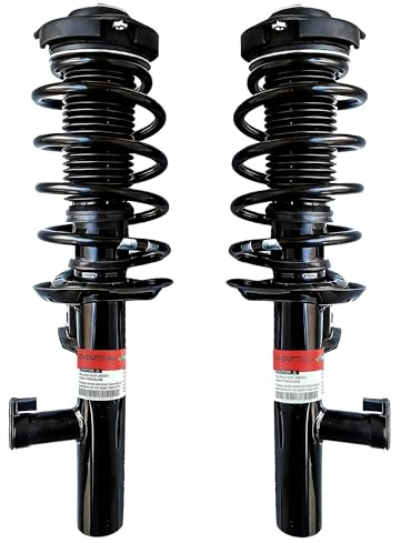 2x Vorne Stoßdämpfer für VW Passat CC Golf VI B7 Scirocco EOS Seat | Links Rechts mit Schraubenfeder und Domlagern 5ND413031C 3C0413031D 1K0413031DC 1T0413031HC