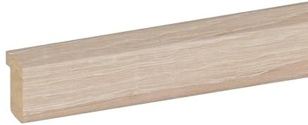 KGM Abschlussleiste für Akustikpaneele ExPress Eiche hell 18 x 22 mm – passend für moderne Wandverkleidung & Wandpaneele Holz