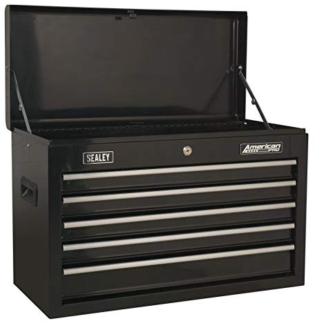 Sealey Ap225B Topchest 5 Drawer With Ball Bearing Runners - Black