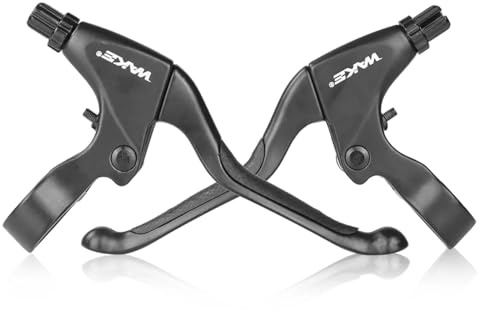 FOMTOR Bike Brake Levers Universal Aluminum Alloy Bicycle Brake Lever 2.5 Finger and 4 Fingers Length for Mountain Bike, Kids Bike, Folding Bike, MTB BMX (2.2cm)
