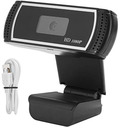 VBESTLIFE Full HD 1080P HD USB-Computerkamera 5MP Webcam mit Autofokus und Mikrofon für Online-Live-Übertragung