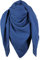 XXL Musselin Tuch Schal 100% feine Baumwolle 130x130cm Damenhalstuch Halstuch Musselintuch Musselin Damen Herren Männer Frauen, Farbe:mittelblau