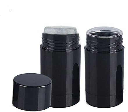 Healthcom 10 Pack 30ml Empty Round Deodorant Containers 1 Oz Twist Up Filling Stick Deodorant Container Plastic Deodorant Bottles Refillable Lip Balm Tube for Lipstick Crayon Chapstick DIY Make Own,